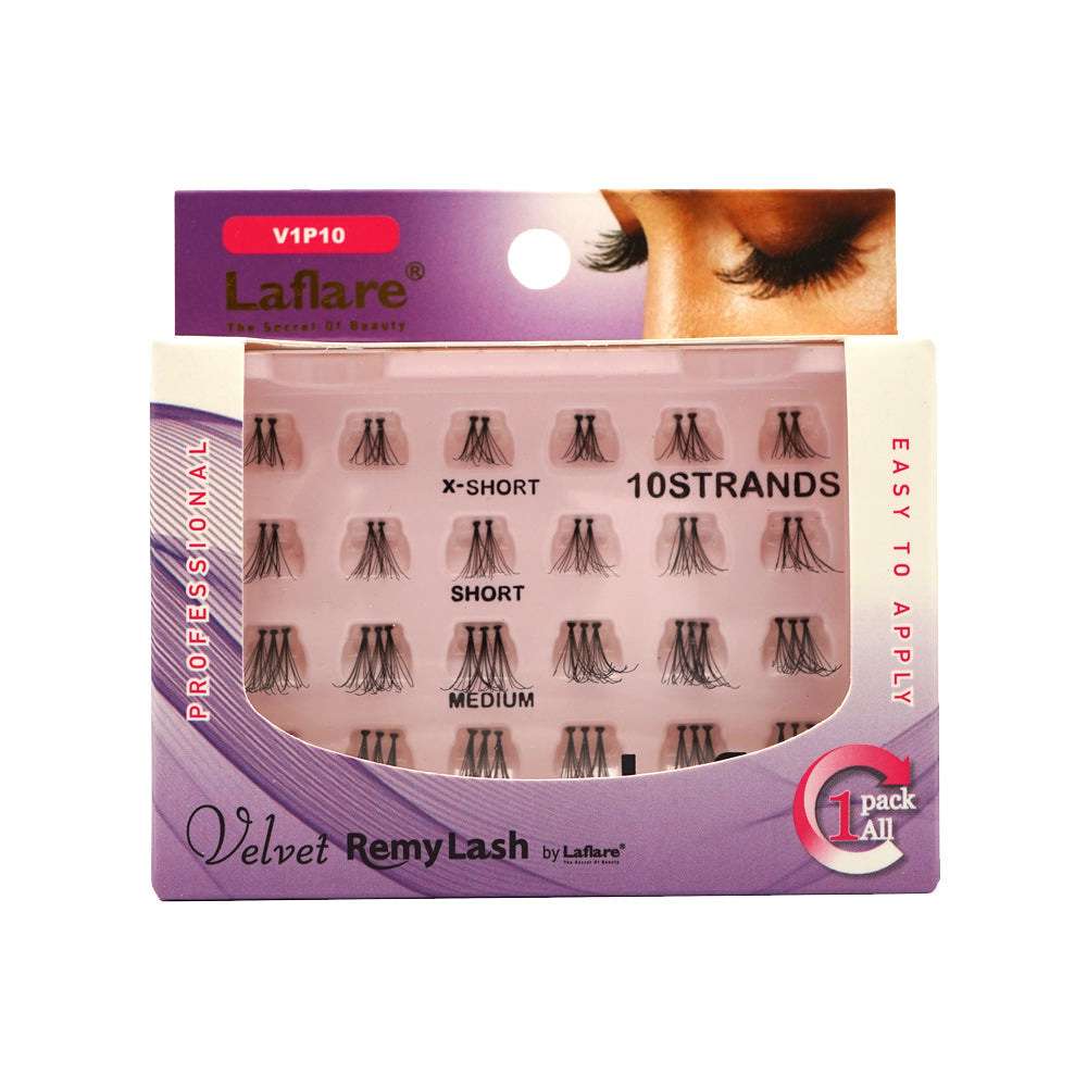 LAFLARE Velvet Remy Lash 10 Strands - V1P10