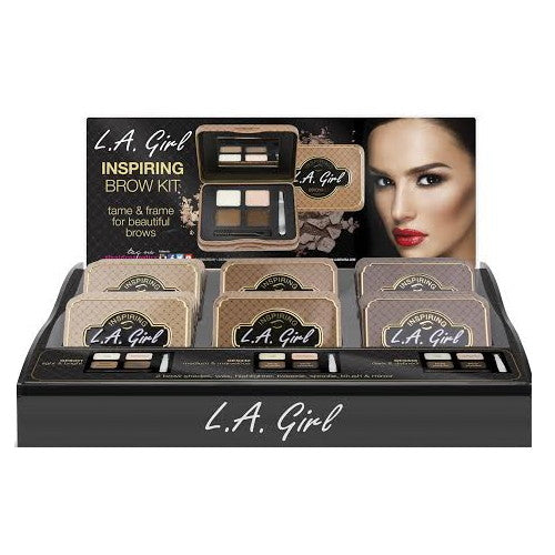 LA GIRL Inspiring Brow Palette Display Set 36 Piezas