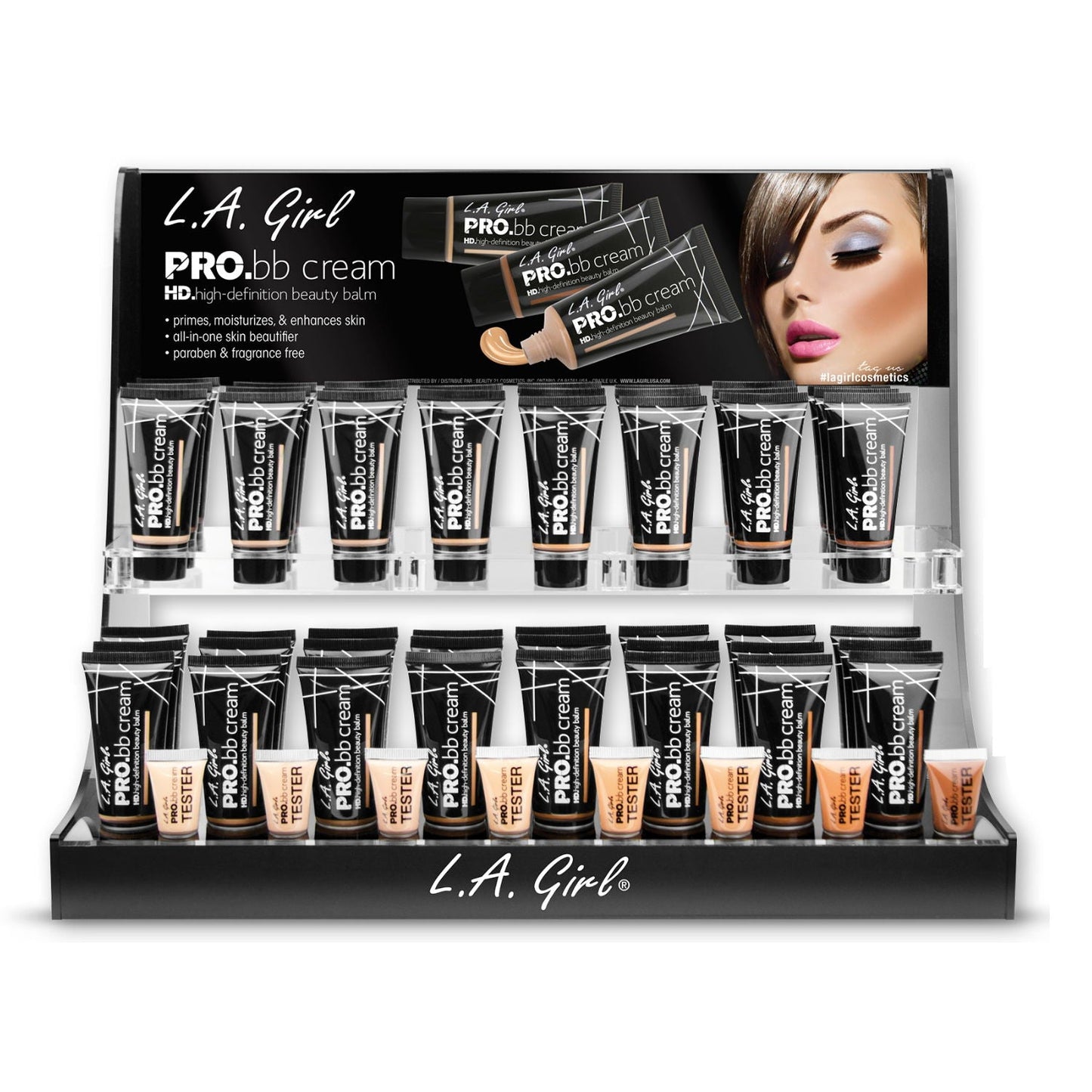 LA GIRL HD Pro BB Cream Display Set 96 Piezas