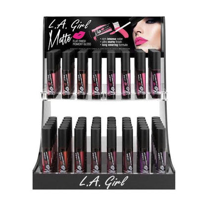 LA GIRL Set Display Brillo Pigmento Mate 192 Piezas