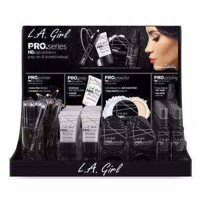 LA GIRL Pro Prep Set &amp; Extend Display Set 114 Piezas