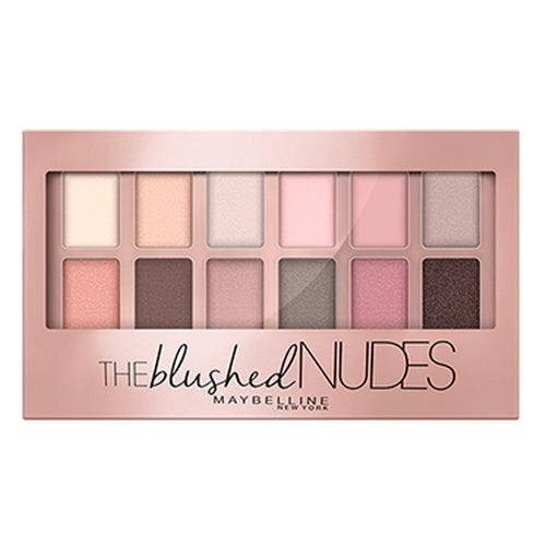 MAYBELLINE Paleta The Blushed Nudes en color nude - 12 tonos