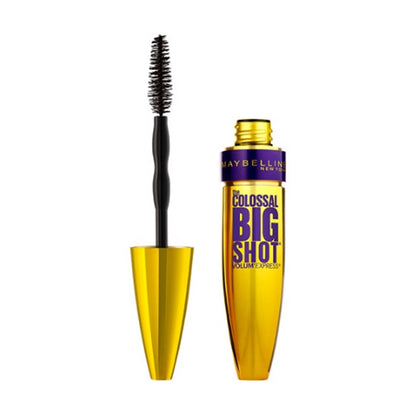 Máscara de pestañas lavable MAYBELLINE The Colossal Big Shot - Blackest Black