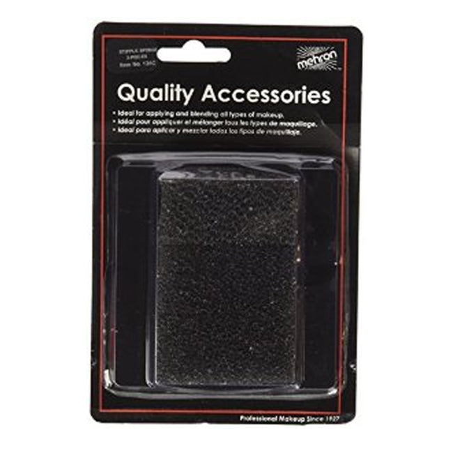 Aplicador de esponja Mehron Stipple (cardado) - Negro