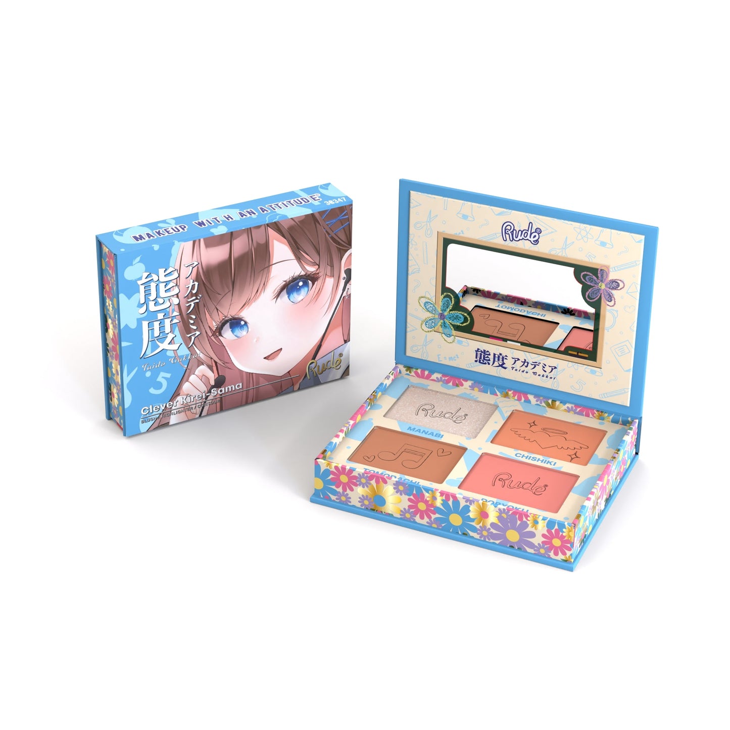 RUDE Manga Face Palette