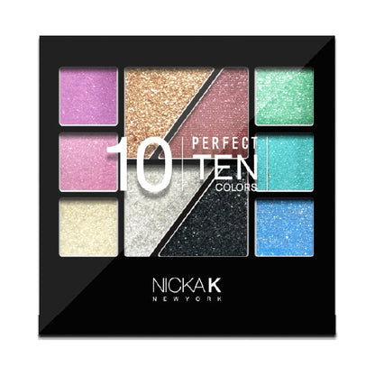 NICKA K Eyeshadow Perfect 10 colors - AP021