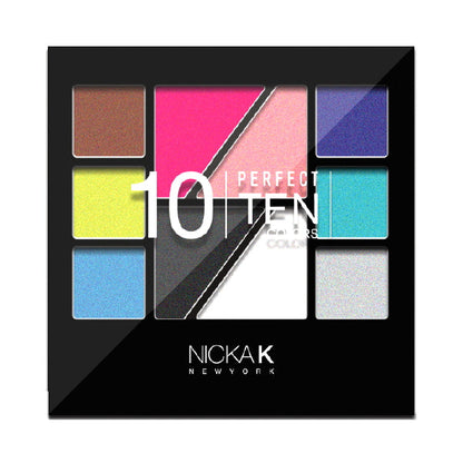 NICKA K Sombra de ojos Perfect 10 colores - AP022