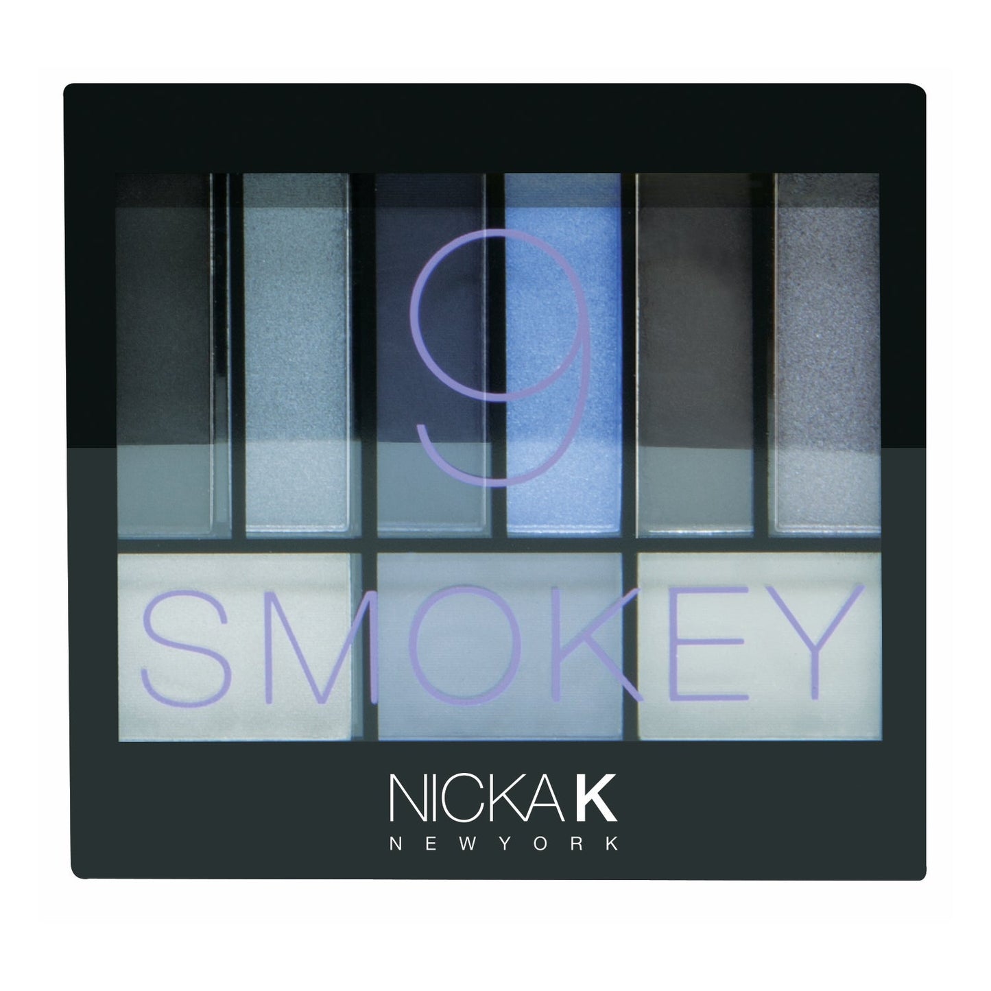 Juego de paleta de sombras de ojos NICKA K Perfect 9 Smokey