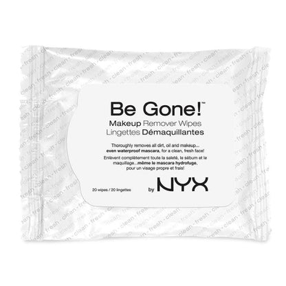 NYX Be Gone Makeup Remover Wipes - White