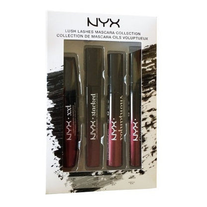 Colección de rímel NYX Lush Lashes - 4 rímeles