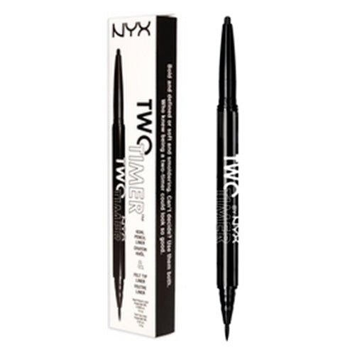 NYX Two Timer - Delineador de ojos de doble punta