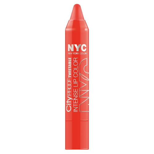 Color de labios intenso giratorio City Proof de NYC - Canal St Coral