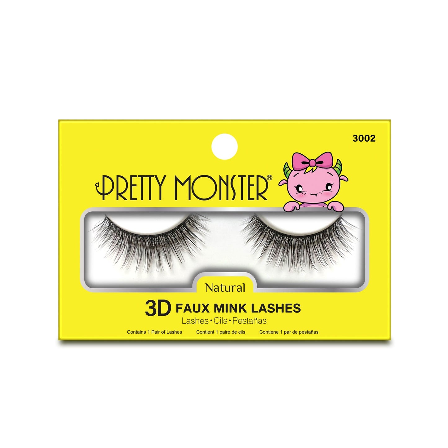 Pretty Monster Natural 3D Faux Mink Lashes