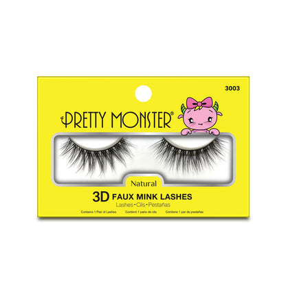 Pretty Monster Natural 3D Faux Mink Lashes