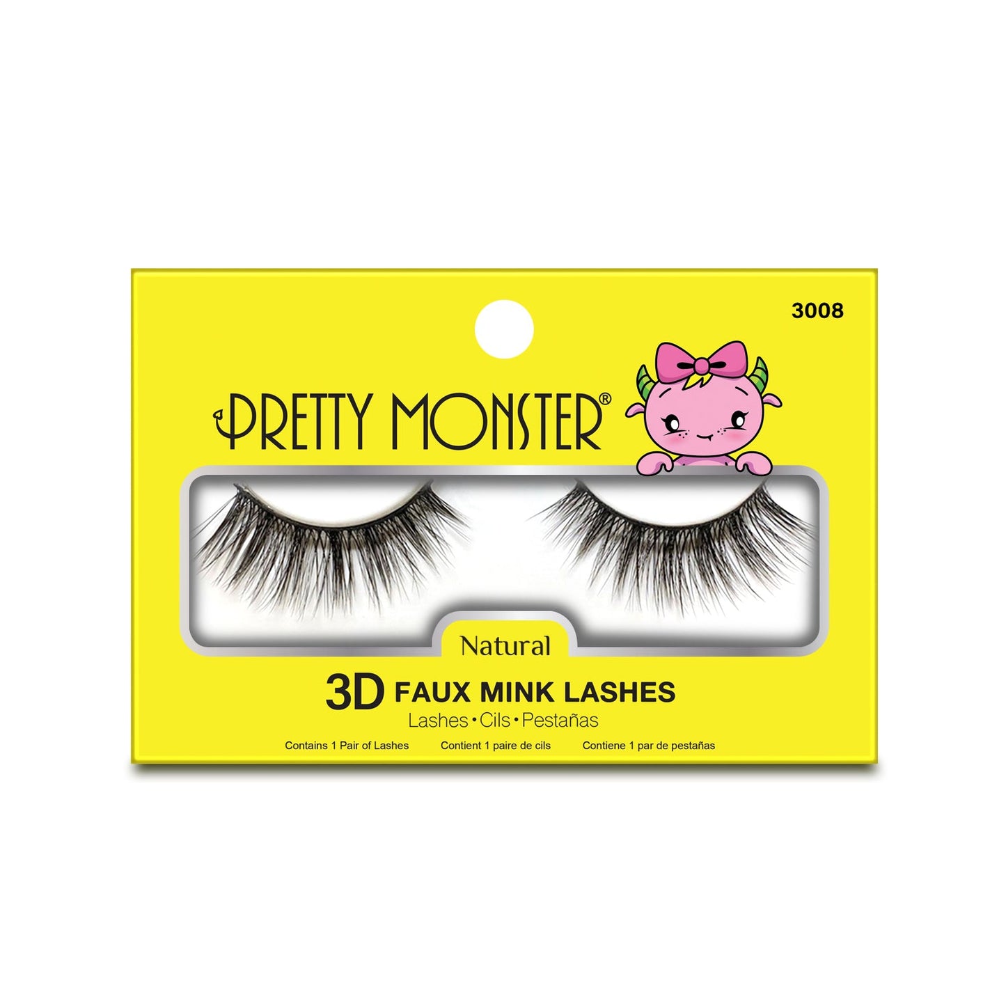 Pretty Monster Natural 3D Faux Mink Lashes