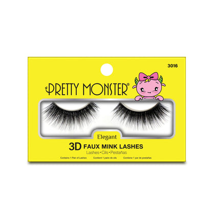 Pretty Monster Elegant 3D Faux Mink Lashes