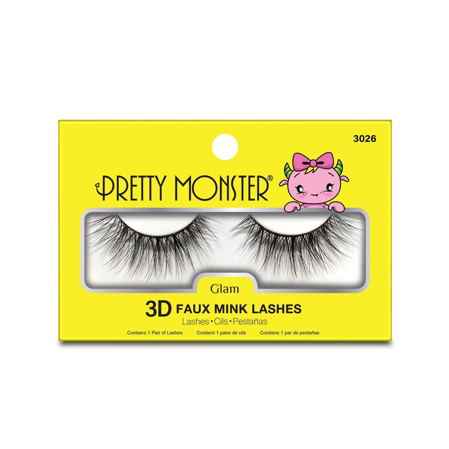 Pretty Monster Glam 3D Faux Mink Lashes