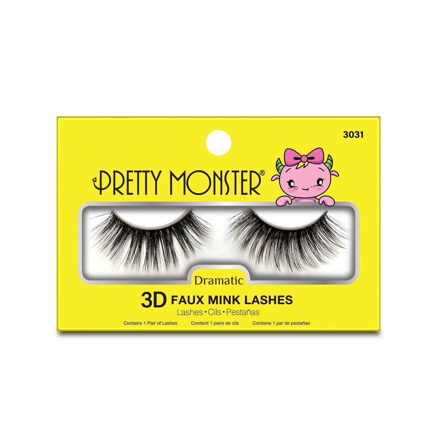 Pretty Monster Dramatic 3D Faux Mink Lashes