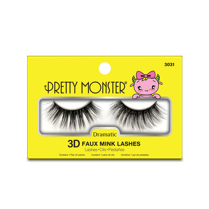 Pretty Monster Dramatic 3D Faux Mink Lashes