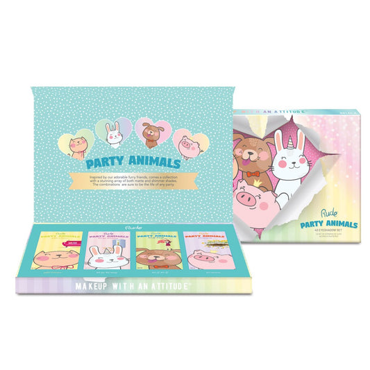 RUDE Set de sombras de ojos Party Animal 40