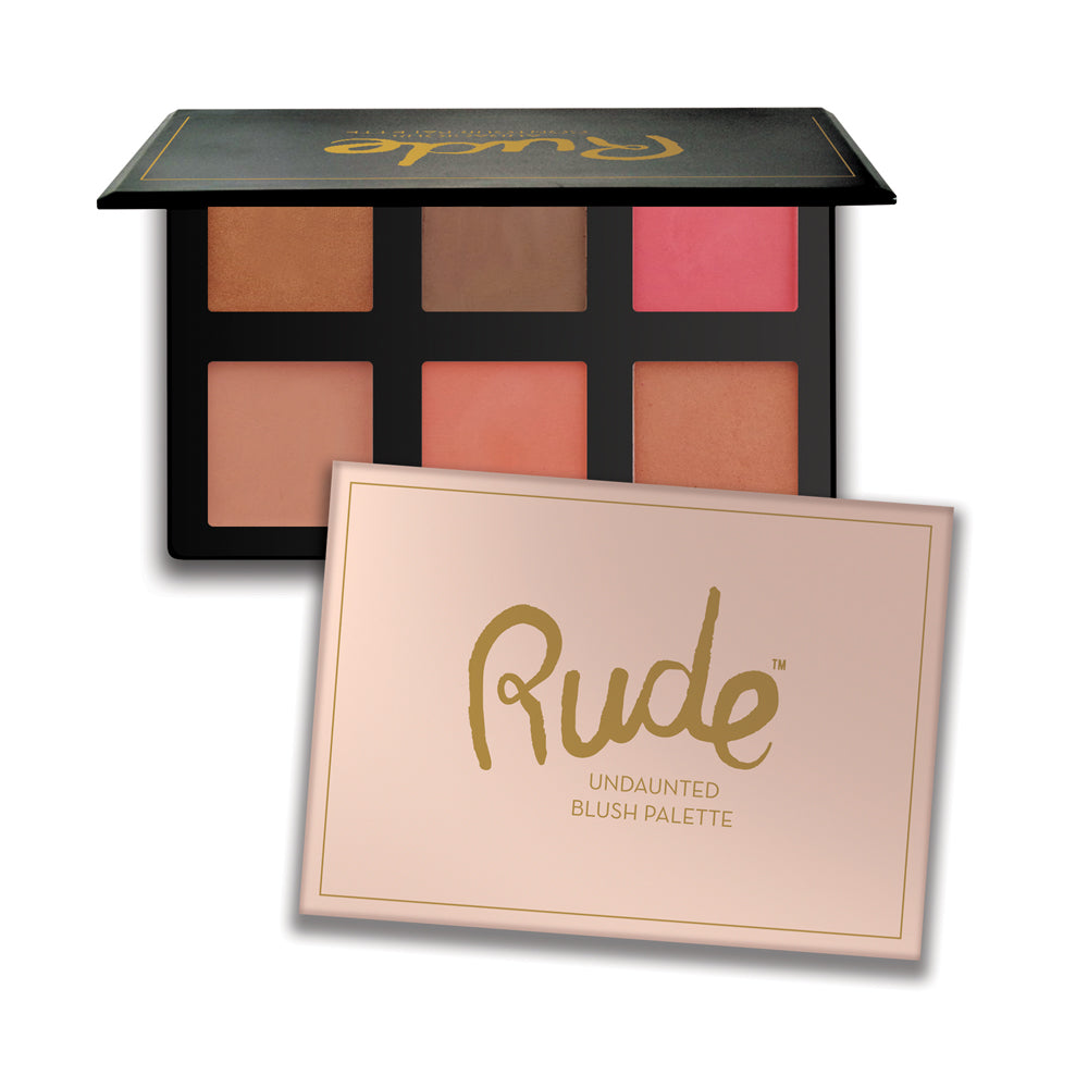 RUDE Undaunted Blush Palette