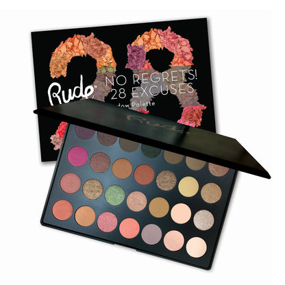 RUDO ¡Sin arrepentimientos! Paleta de sombras de ojos 28 excusas (DC)