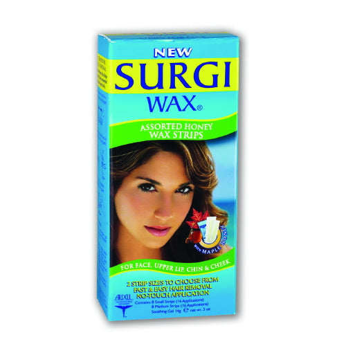 SURGI WAX Tiras de cera facial de miel surtidas - SG82516