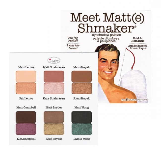 theBalm Meet Matt(e) Shmaker paleta de sombras de ojos