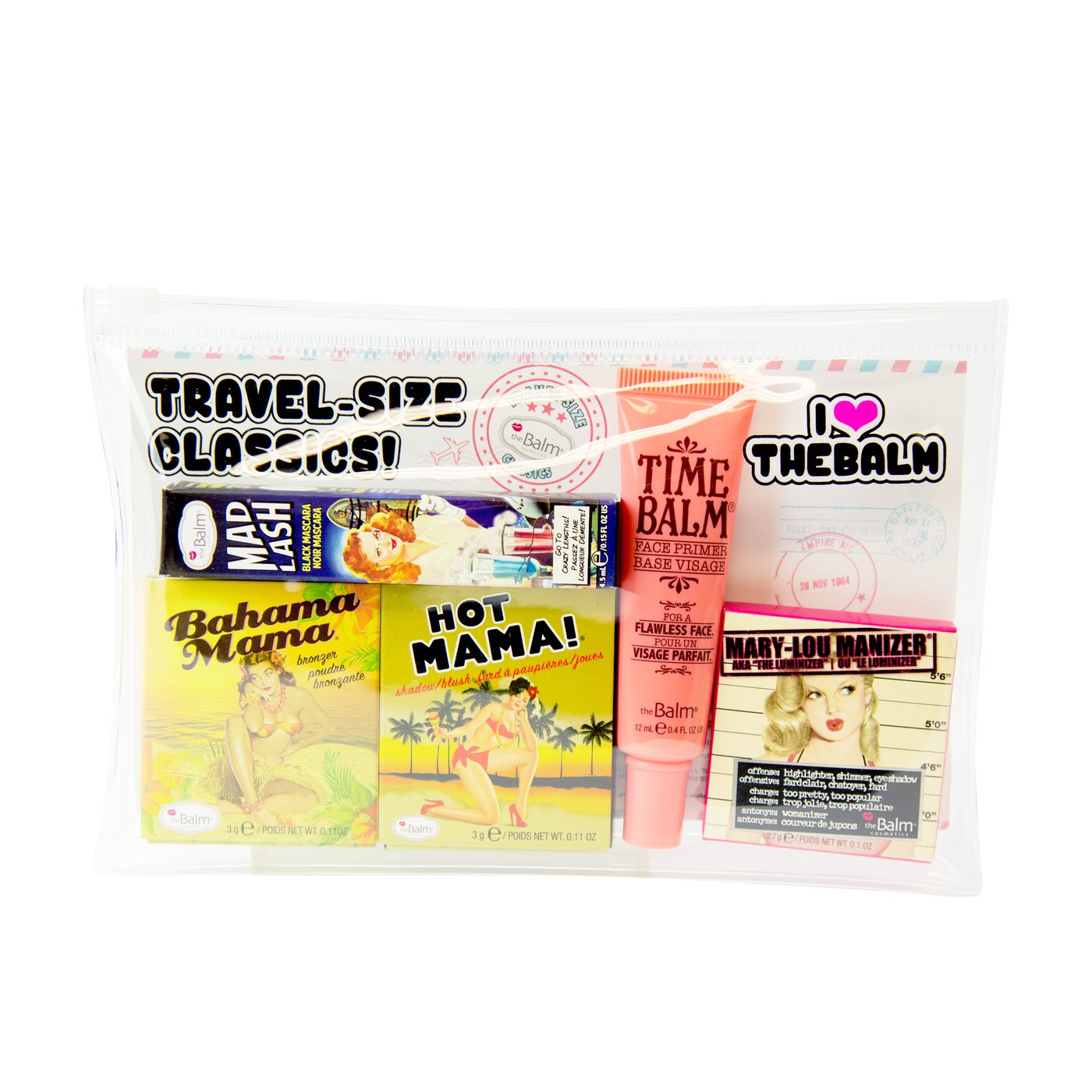 theBalm Clásicos en tamaño de viaje