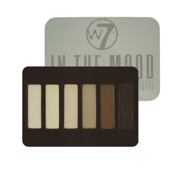 W7 In The Mood Paleta de colores de ojos Natural Nudes