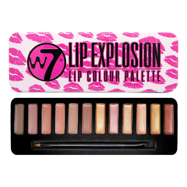 Paleta de colores de labios W7 Lip Explosion