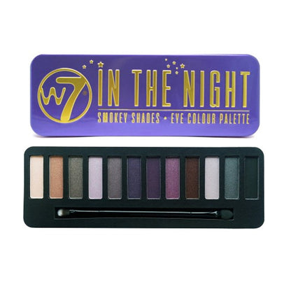 Paleta de colores de ojos W7 In The Night Smokey Shades