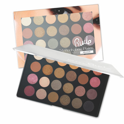 RUDE Peekaboo Pixies 24 Paleta de sombras de ojos