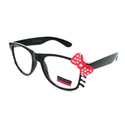 KITTY Gafas de Moda Junior Wayfarer KT01DCML 