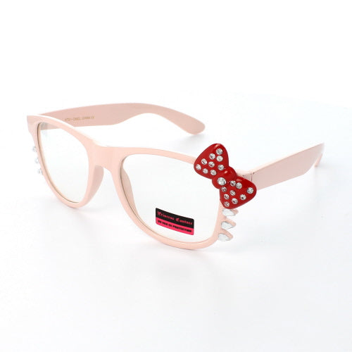 KITTY Junior Fashion Glasses Wayfarer KT01DCML