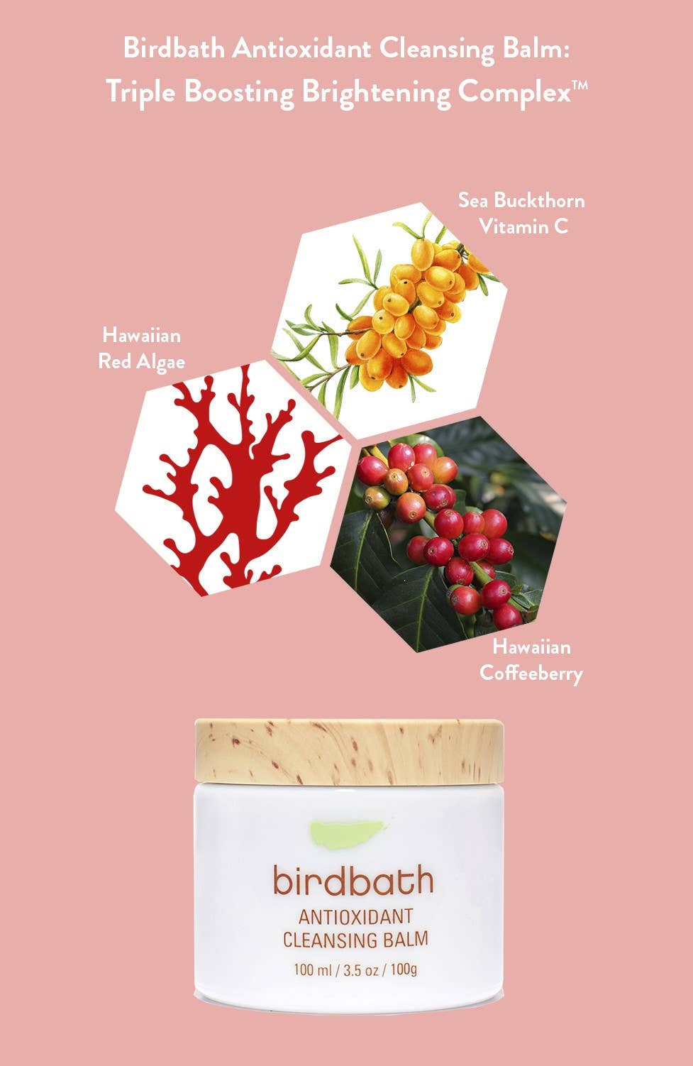 Oohawaii Birdbath Antioxidant Cleansing Balm