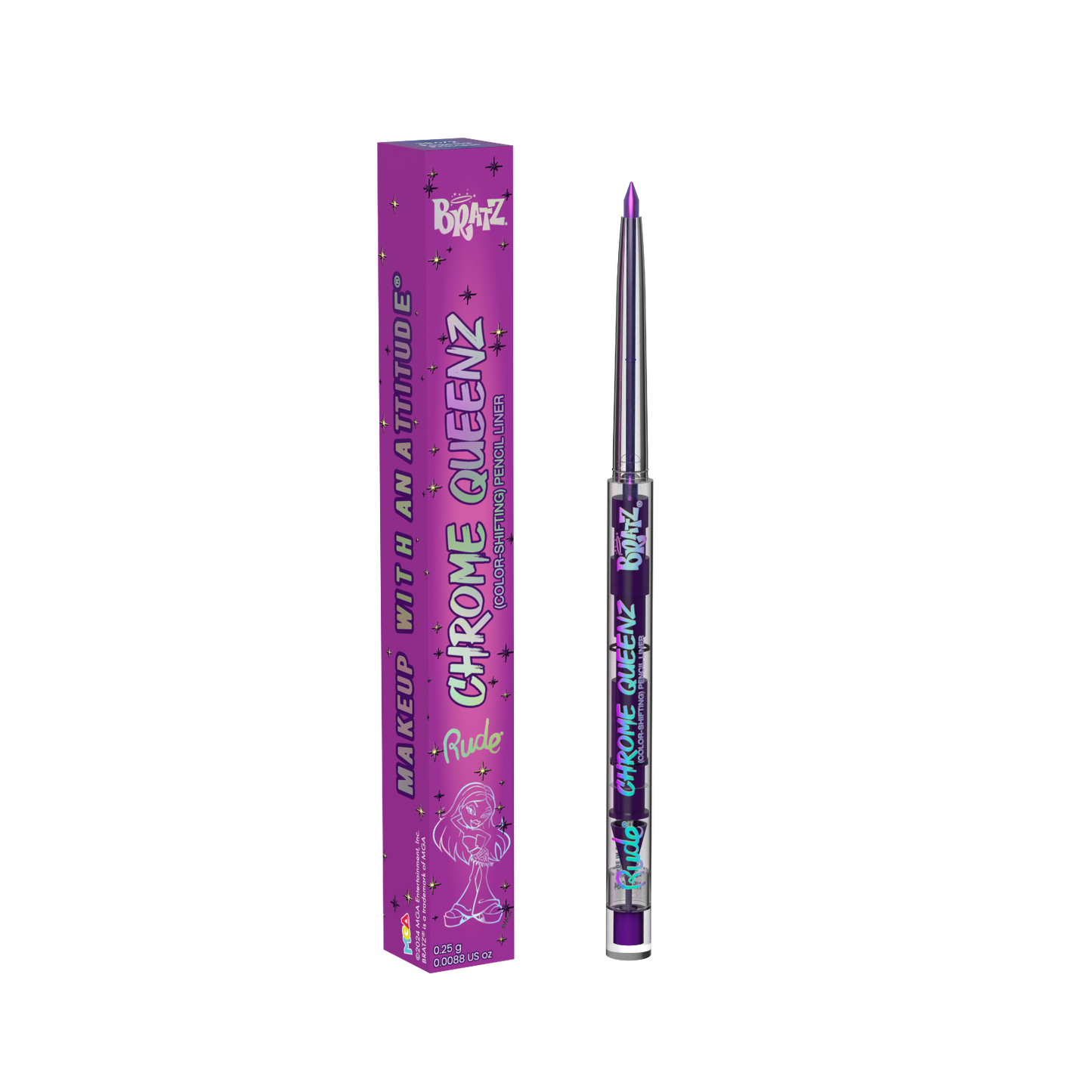 RUDE Bratz Chrome Queenz Pencil Liner