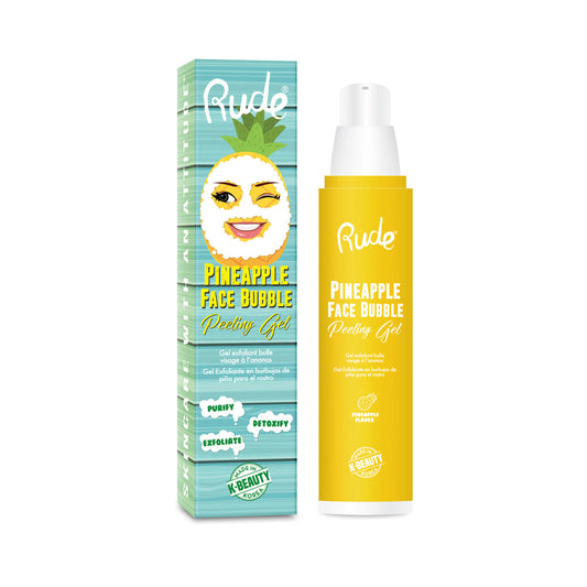 Gel exfoliante facial con burbujas de piña RUDE