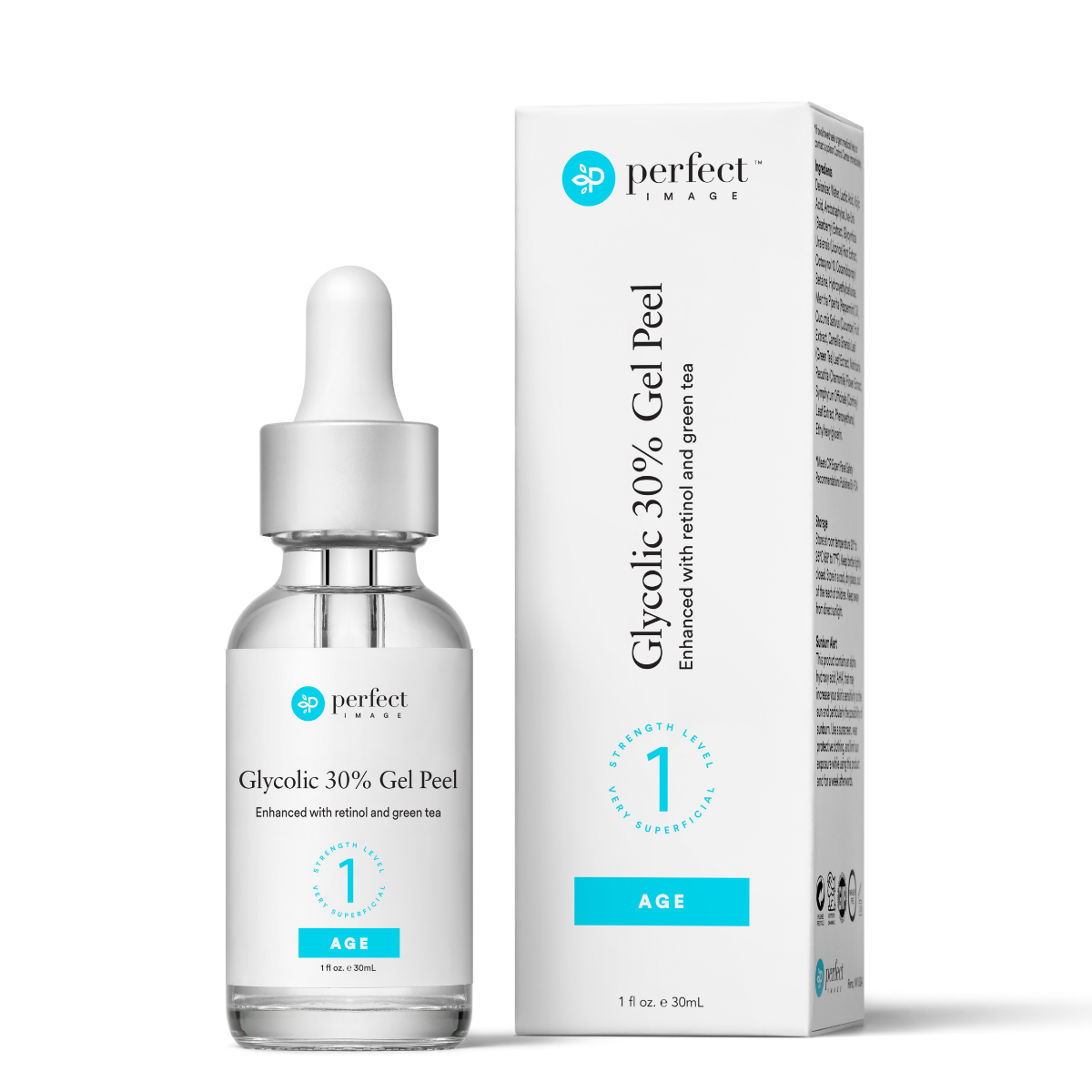 Glycolic 30% Gel Peel - Level 1 Enhanced with retinol and green tea - pH 1.7-2.0