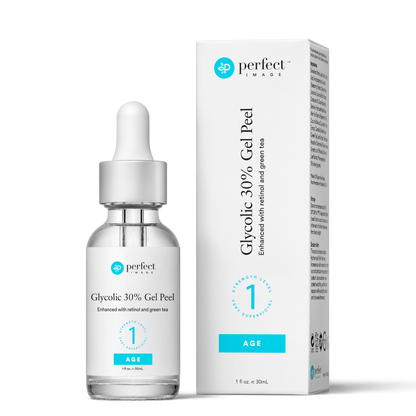 Glycolic 30% Gel Peel - Level 1 Enhanced with retinol and green tea - pH 1.7-2.0