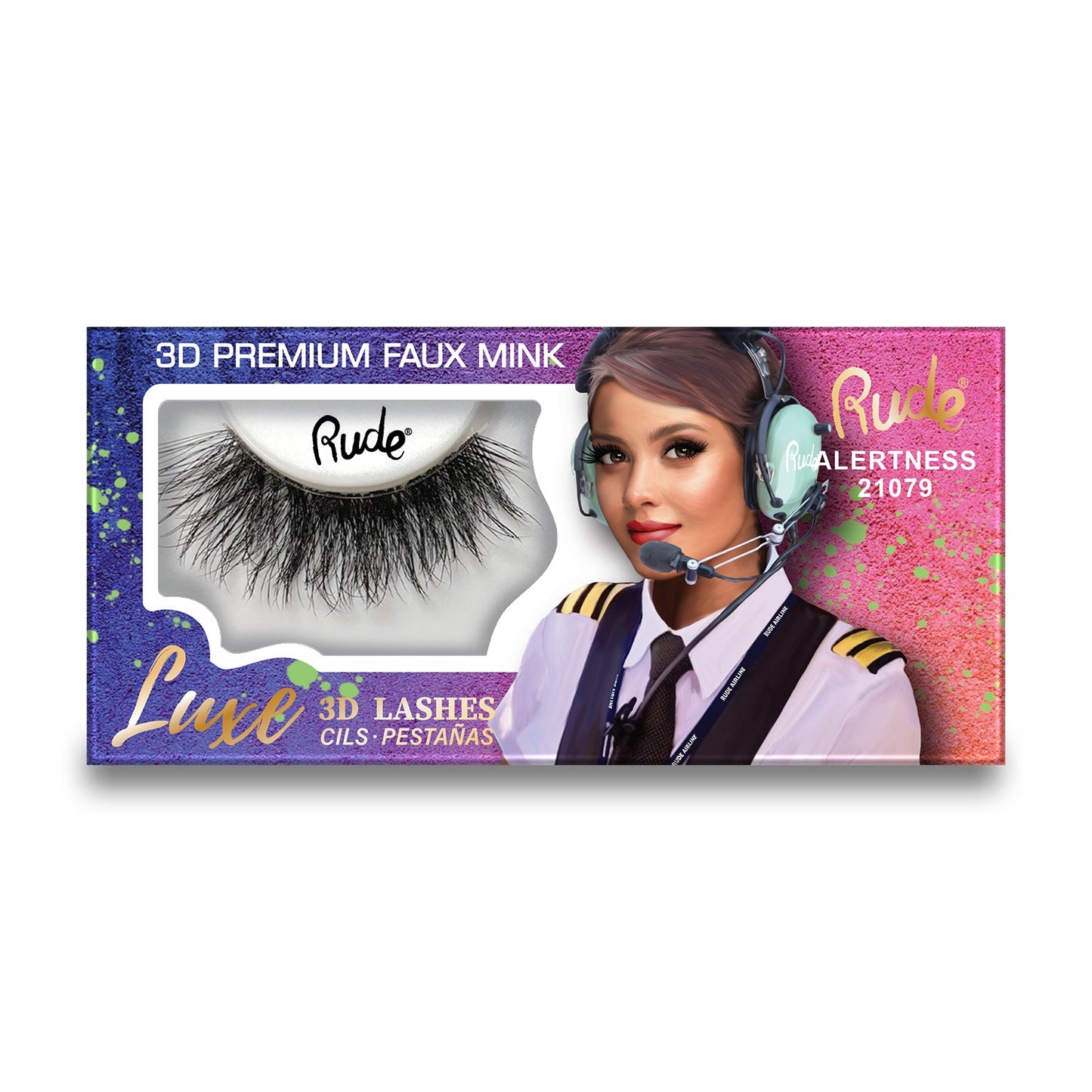 RUDE Luxe 3D Premium Faux Mink Lashes