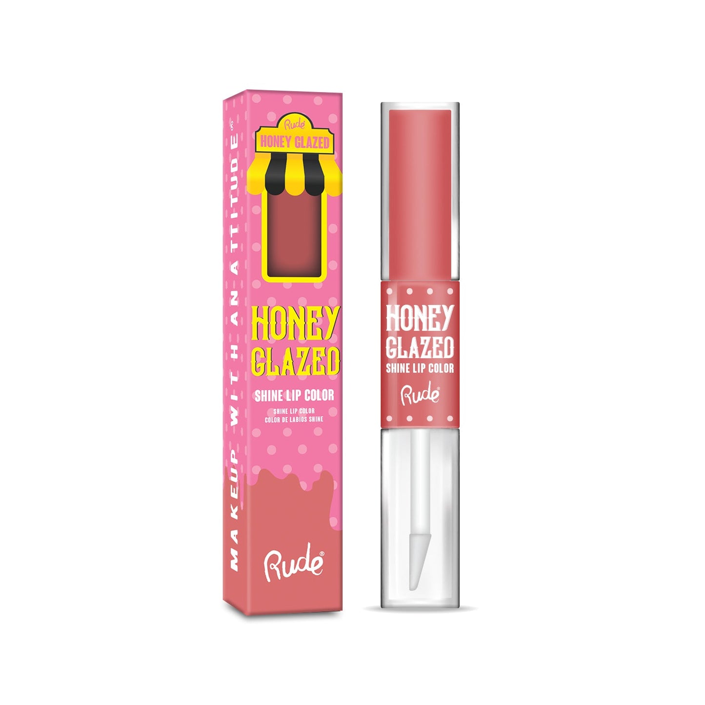 RUDE Honey Glazed Shine Lip Color