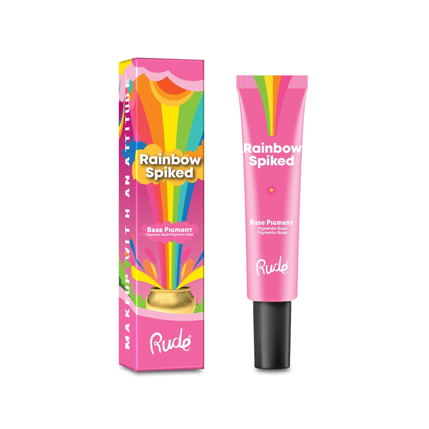 RUDE Rainbow Spiked Vibrant Colors Base Pigment