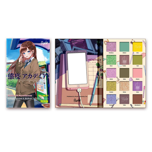 RUDE Manga Collection Pressed Pigments & Shadows - Attitude Academia