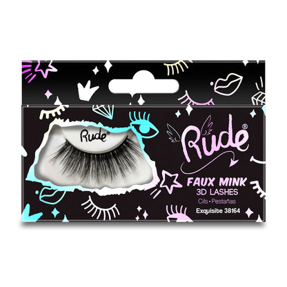 RUDE Essential Faux Mink 3D Lashes