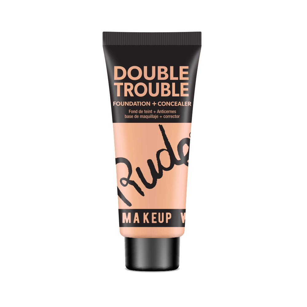 RUDE Double Trouble Foundation + Concealer