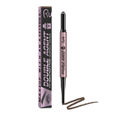 RUDE Double Agent 2 in 1 Eyebrow Pencil & Powder