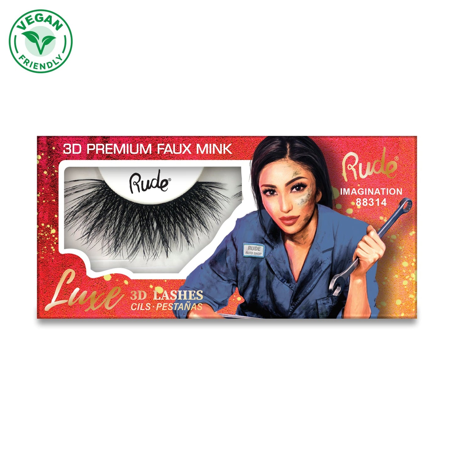 RUDE Luxe 3D Premium Faux Mink Lashes