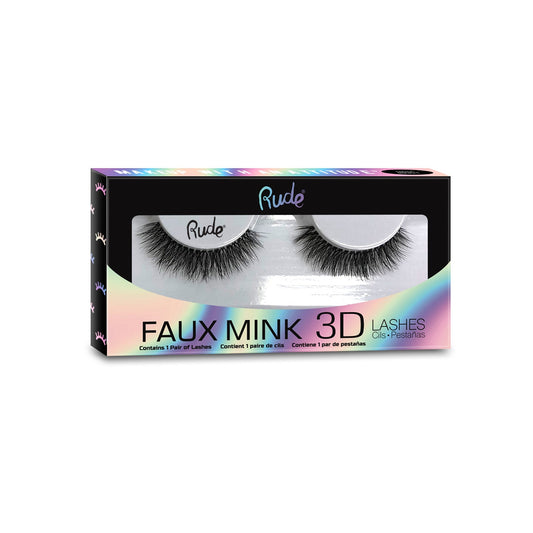 RUDE Faux Mink 3D Lashes - Accentuate