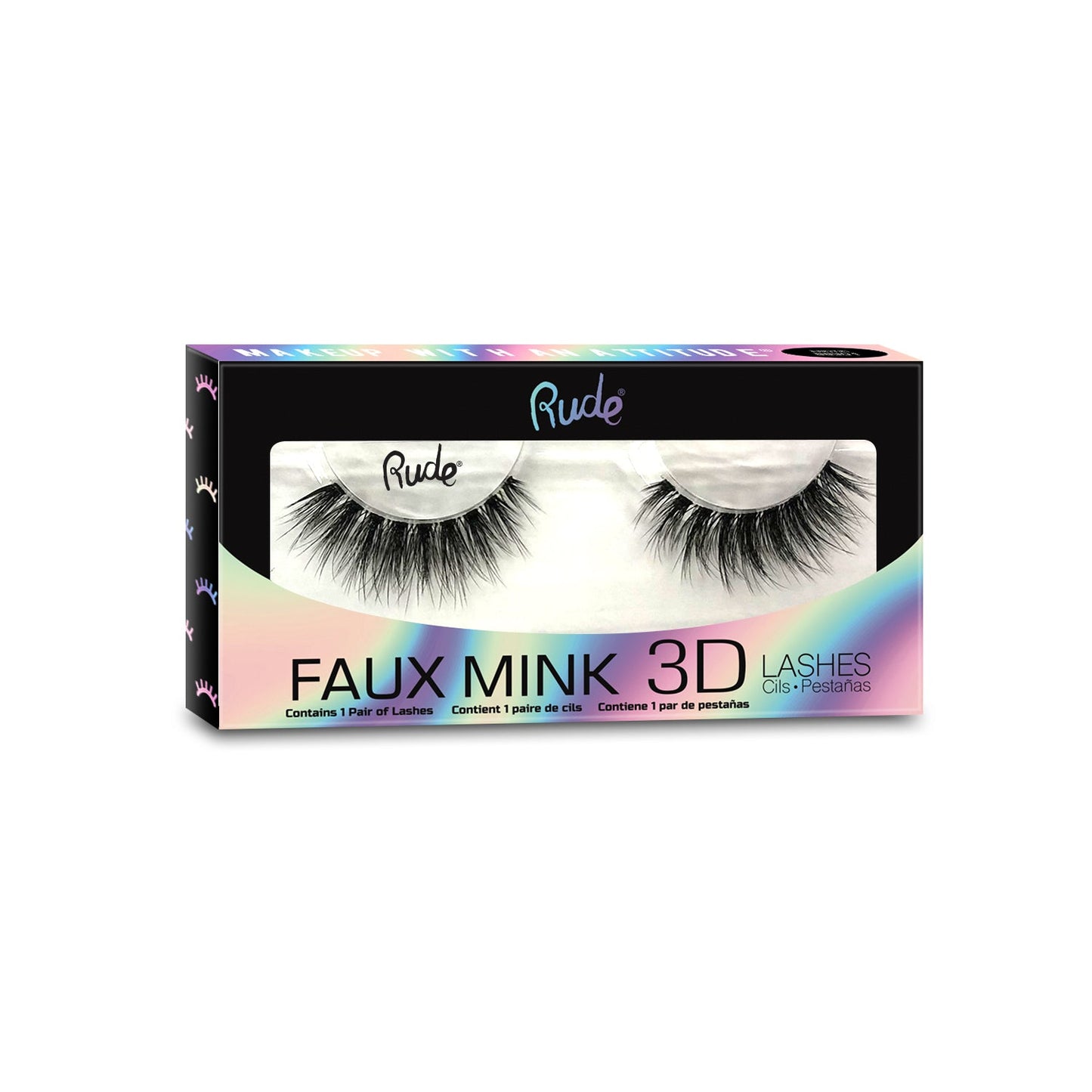 Pestañas RUDE Faux Mink 3D - Metamórficas 